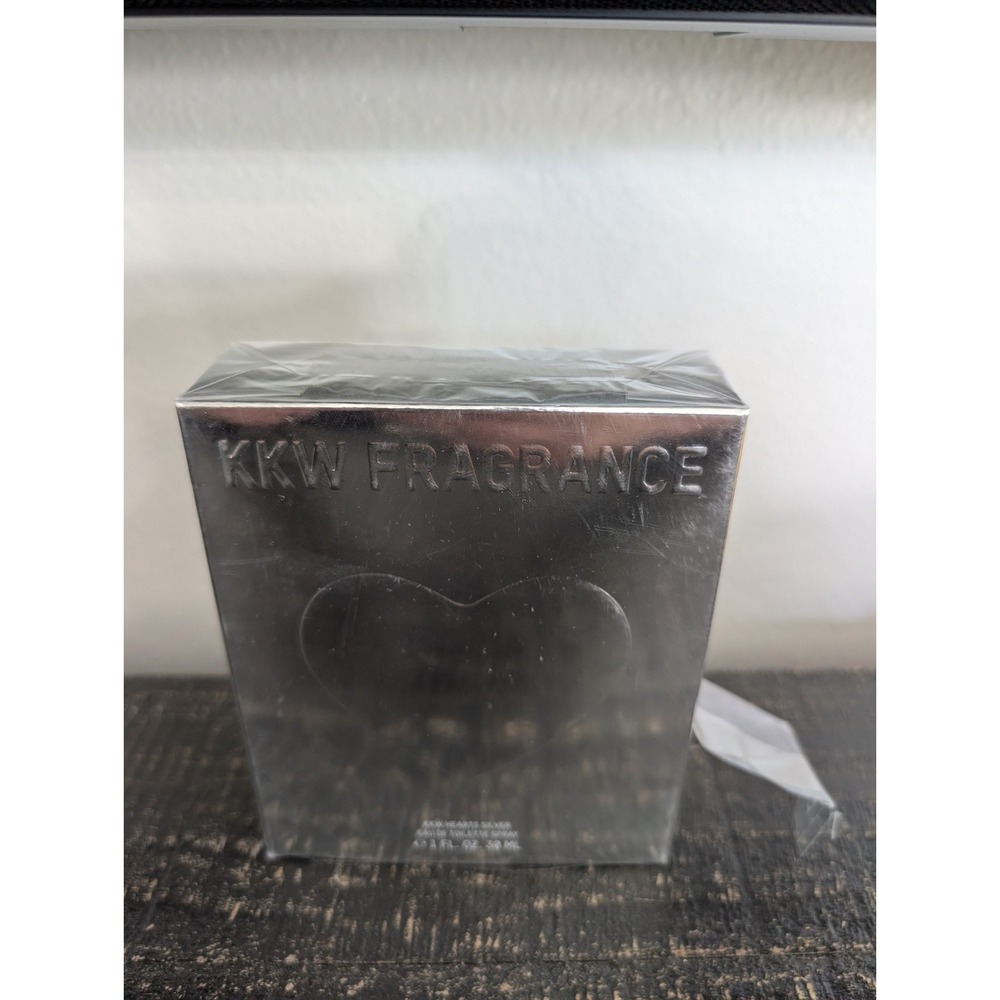 KKW Fragrances HEARTS Silver Perfume 1oz/30ml AUTHENTIC Silver Hearts Kim K NEW